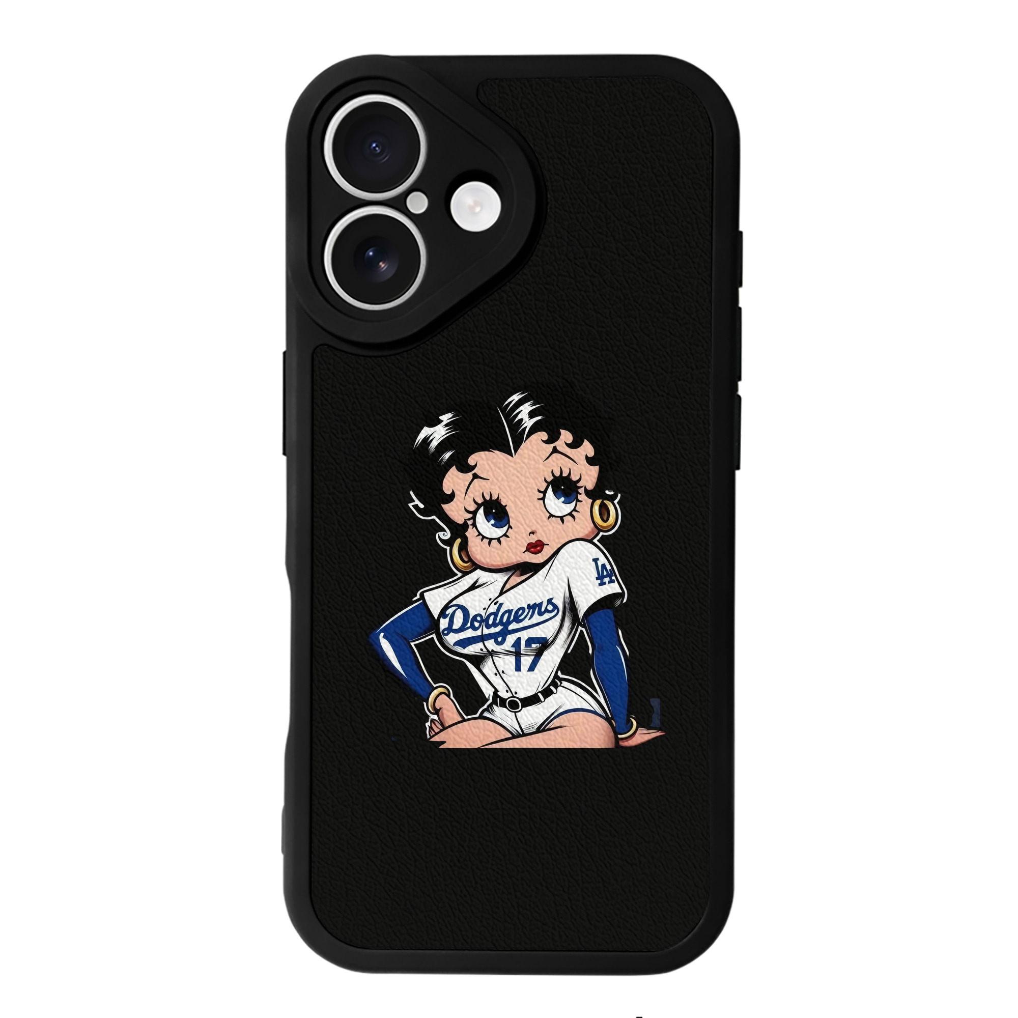  IPhone 16 Silicone Leather Case – UV Print, Lambskin Texture – Perfect Fit, Wireless Charging Compatible, Scratch Resistant, Precise Cutouts – Stylish Protection For IPhone 16